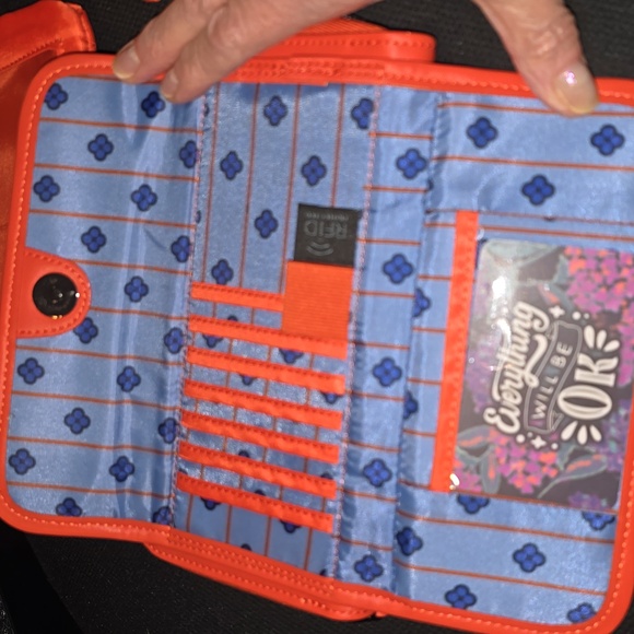 Lug Satin Luxe Kickflip With Bonus Peekaboo & Strap in Papaya - Picture 7 of 8